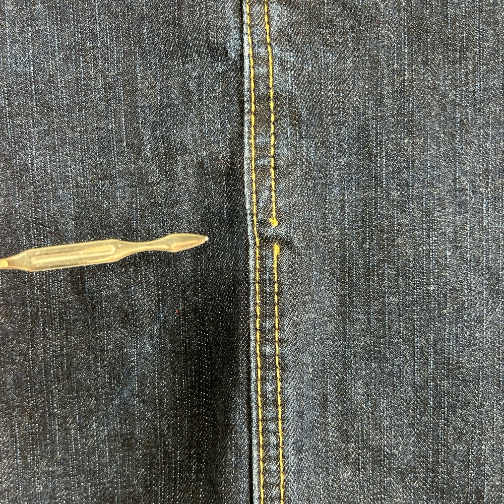 GAP Jeans 1969 Limited Edition Dark Denim Skirt, Sz 12 - Picture 2 of 9